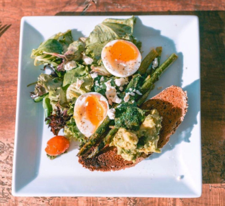 Smashing Avo And Easy Eggs On Toast